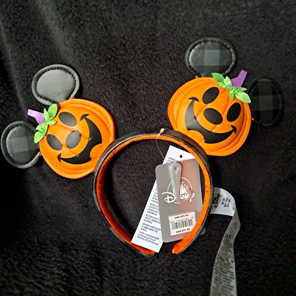 Pumpkin Mickey Ears